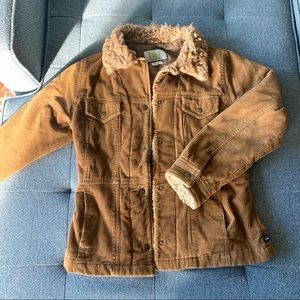 🚫sold🚫 Vintage brown corduroy sherpa Jacket